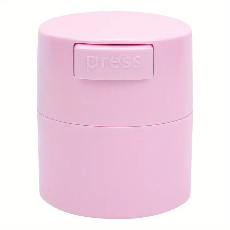 Glue storage container for eyelash extensions lash adhesive, designed to keep glue fresh and extend its shelf life by protecting it from moisture and air exposure.