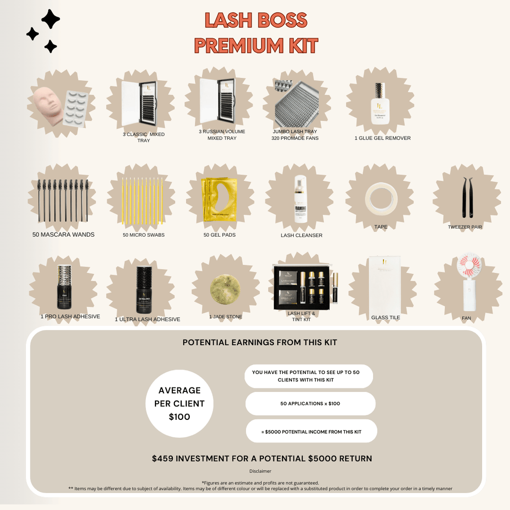 Premium Lash Boss Kit - Invidious Lashes
